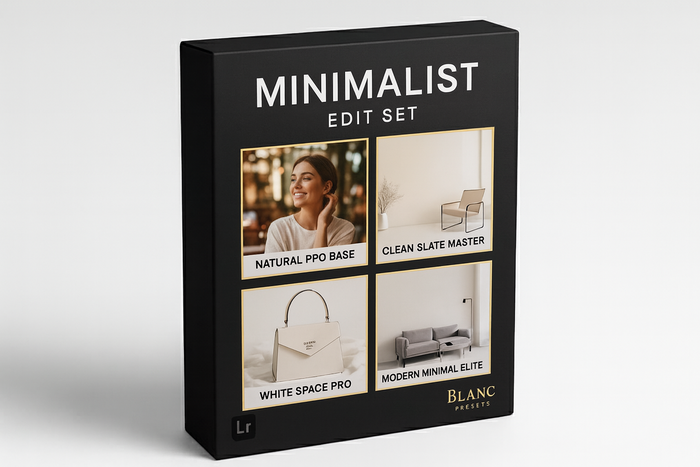 Minimalist Clean Edit Collection - Professional Lightroom Presets