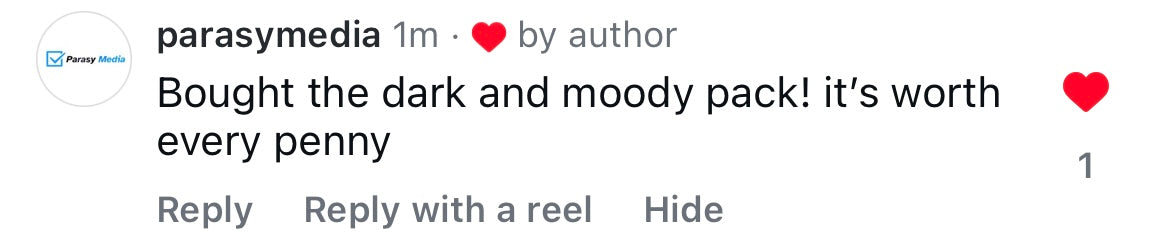 Customer review screenshot