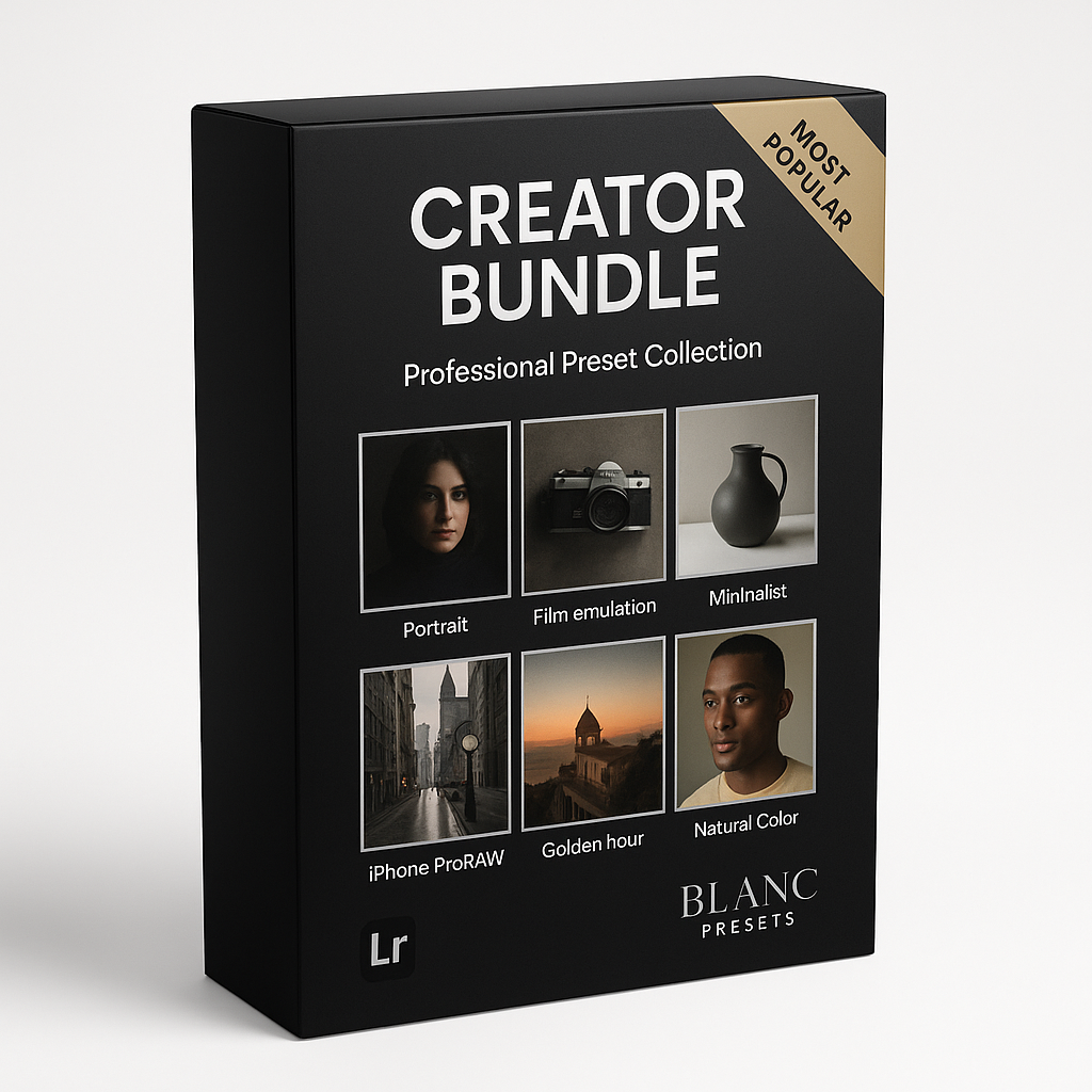 Creator Bundle - Professional Lightroom Presets Collection | Most Popular Mobile & Desktop Photography Bundle