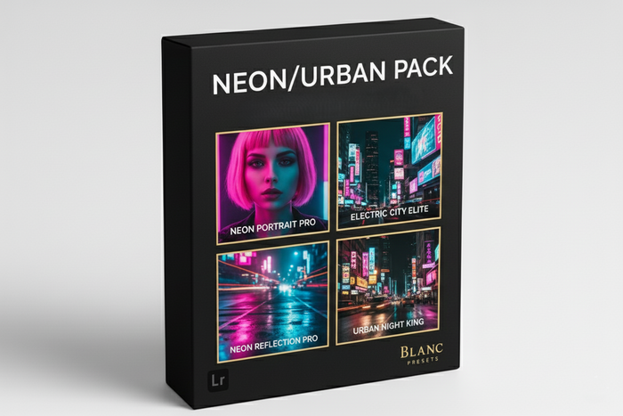 Neon Urban Night Collection - Professional Lightroom Presets