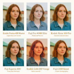 Film Emulation Collection - Authentic Kodak & Fuji Lightroom Presets