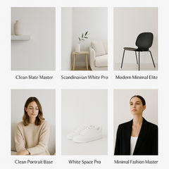 Minimalist Clean Edit Collection - Professional Lightroom Presets