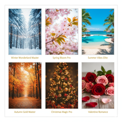 Seasonal Holiday Collection - Professional Lightroom Presets