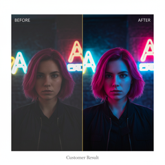 Neon Urban Night Collection - Professional Lightroom Presets