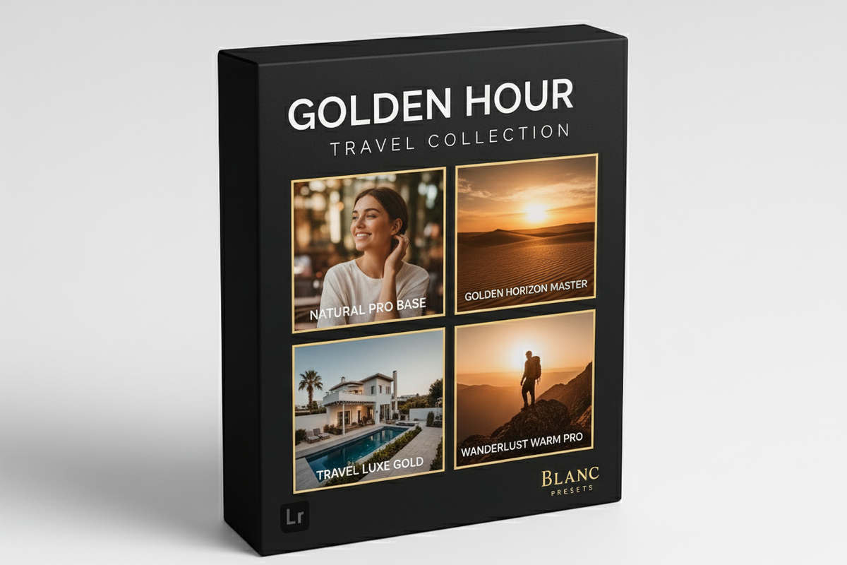 Golden Hour Travel Collection - Professional Lightroom Presets